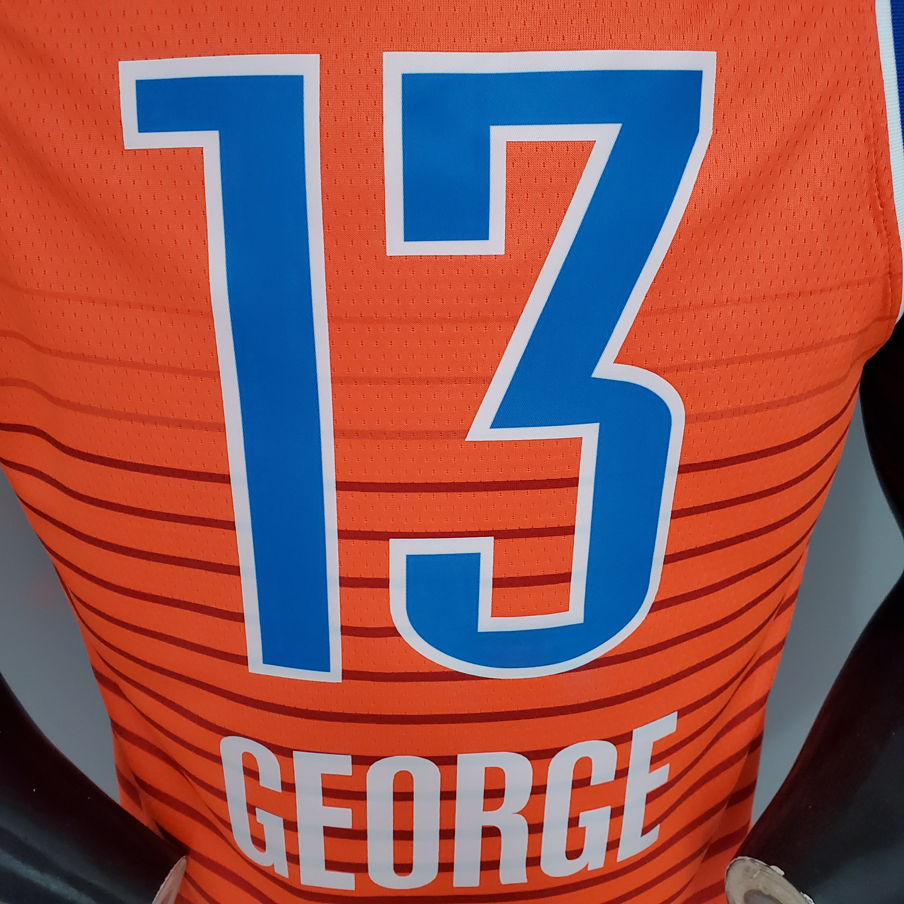 Paul George Oklahoma City Thunder Swingman Jersey Orange