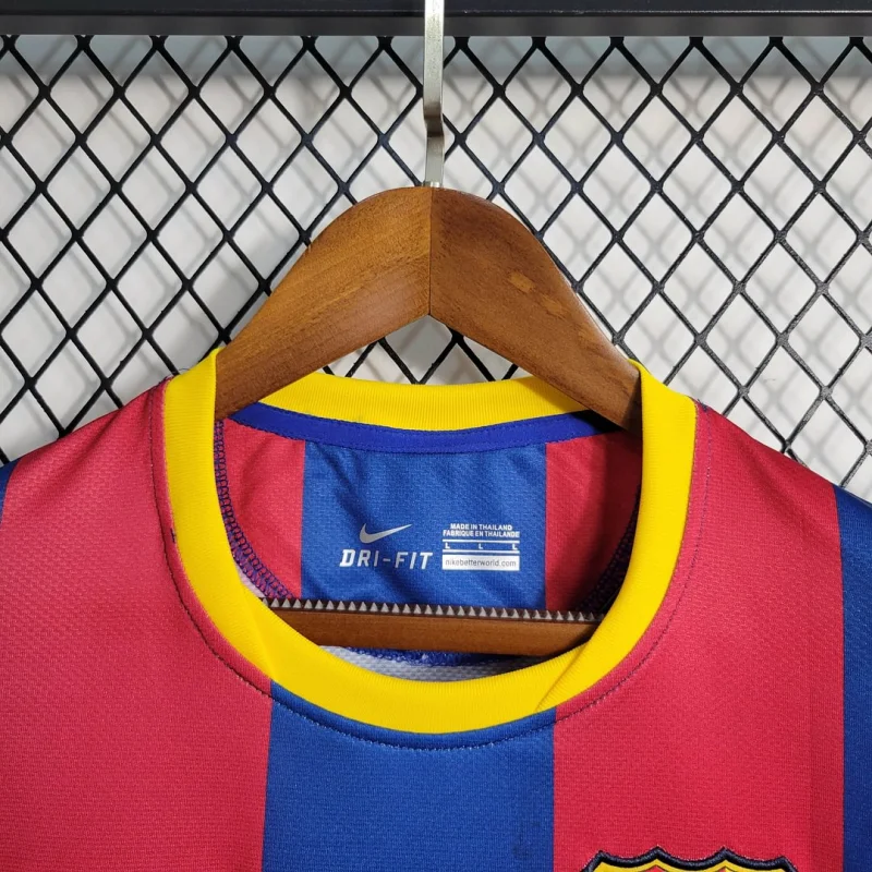10-11 Retro Barcelona Messi Home Football Shirt