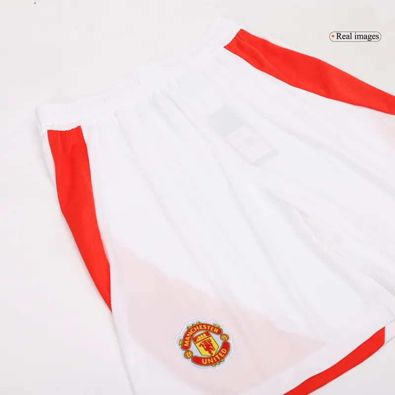 24-25 Manchester United Home Shorts