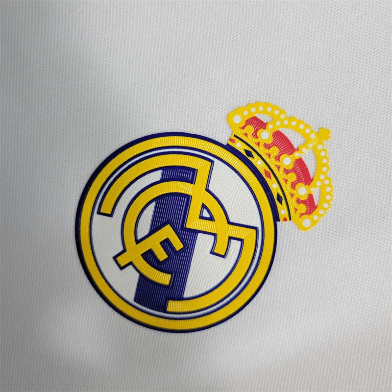 2016/17 Real Madrid Retro Long Sleeve Home Jersey