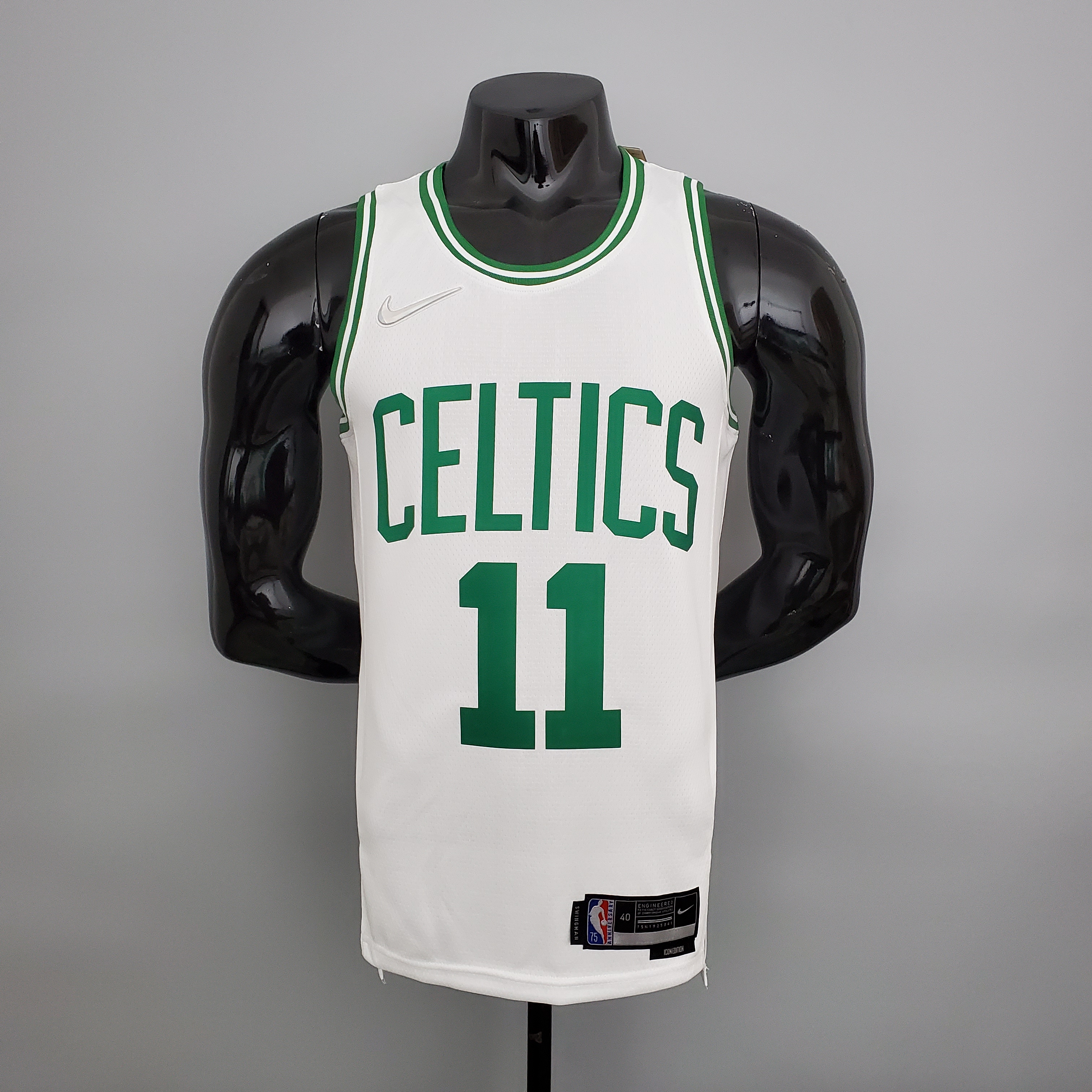 Kyrie Irving Boston Celtics 75th Anniversary Swingman Jersey White