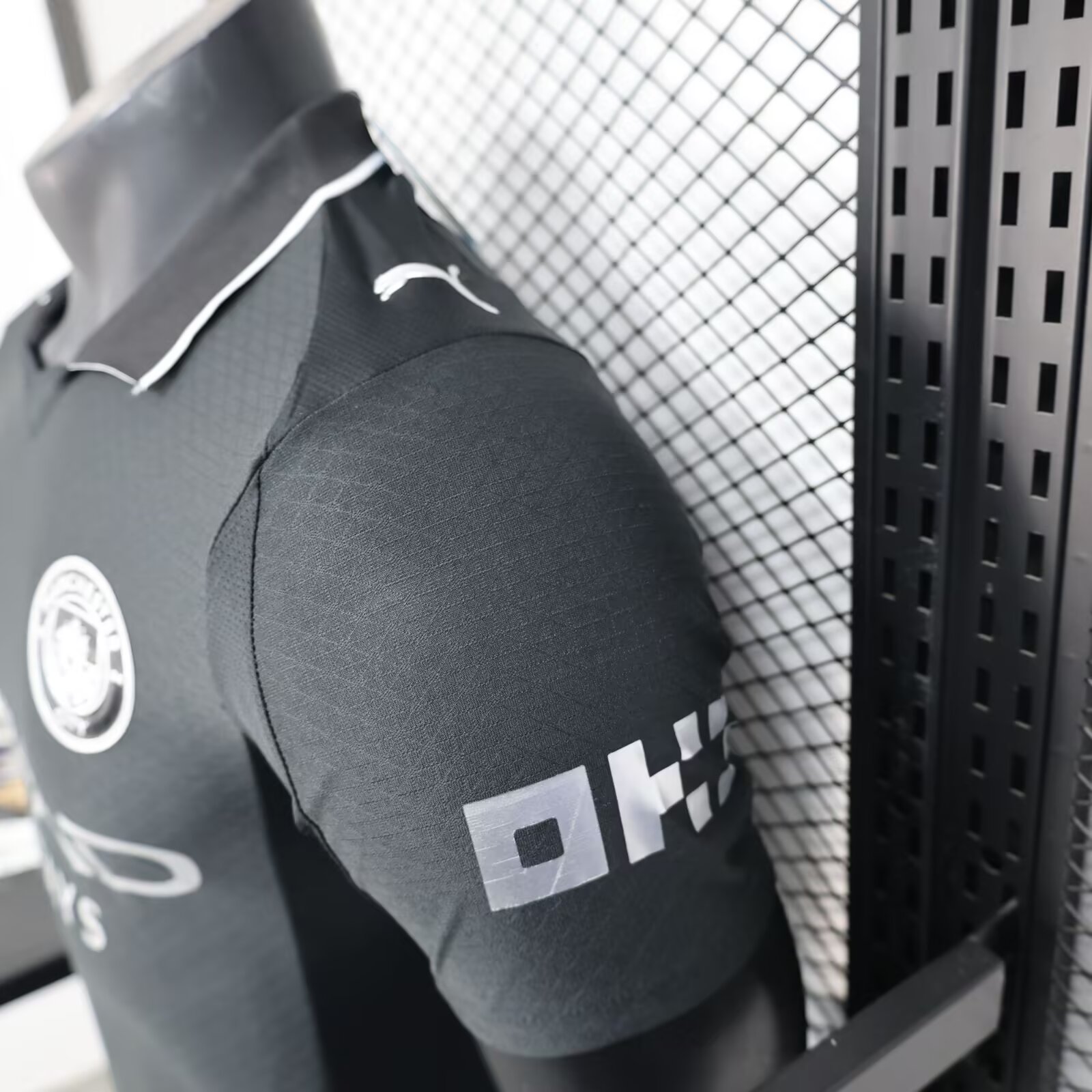 Manchester City Black Away Football Shirt 2025/2026  Player Version