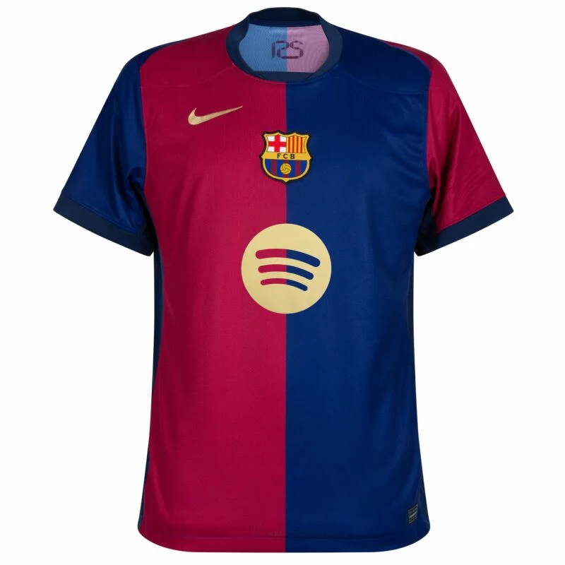 Barcelona Home  Lamine Yamal 19 Shirt  (La Liga) 2024-2025  player Version Size S-4XL