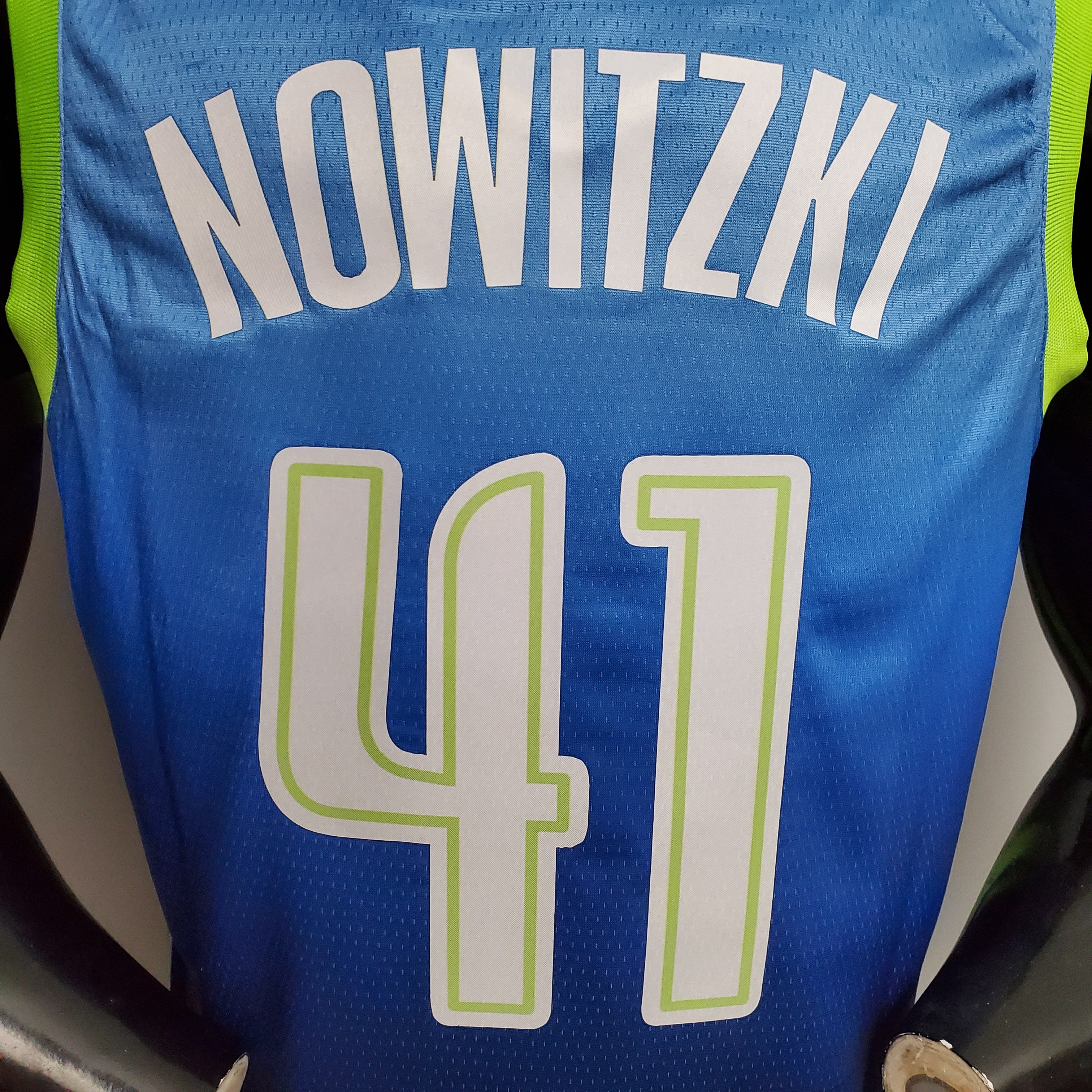 Dirk Nowitzki Dallas Mavericks Swingman Jersey Blue Idol