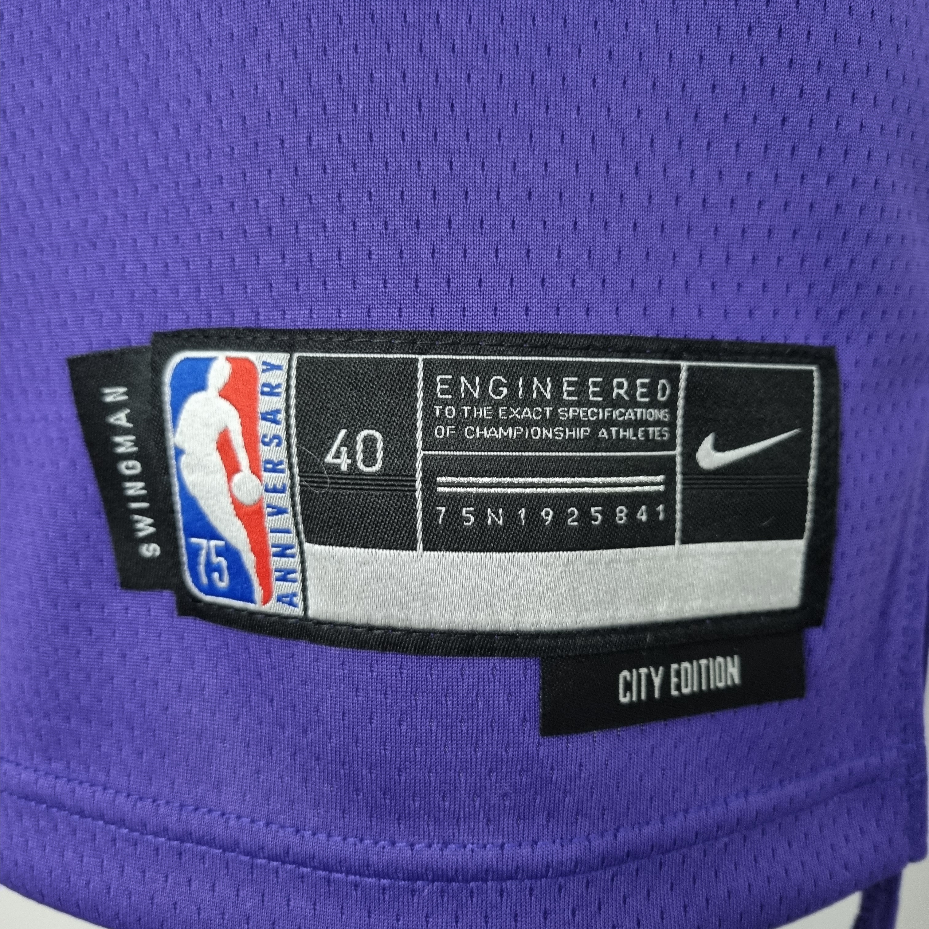 Deandre Ayton Phoenix Suns 75th Anniversary Swingman Jersey Purple