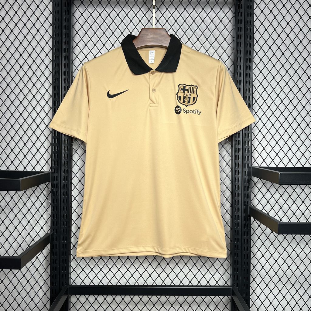24-25 Barcelona Khaki POLO Shirt