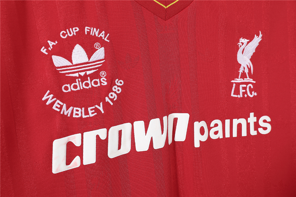 Liverpool Home Retro Long Sleeve Jersey 1986/87