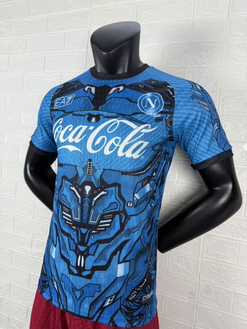 Napoli Blue Training Man Player Jersey 25/26