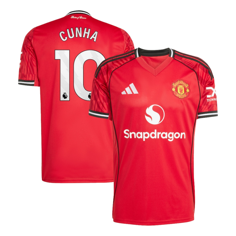 Manchester United Home Soccer Jersey Men Kit 25-26 Fan Version