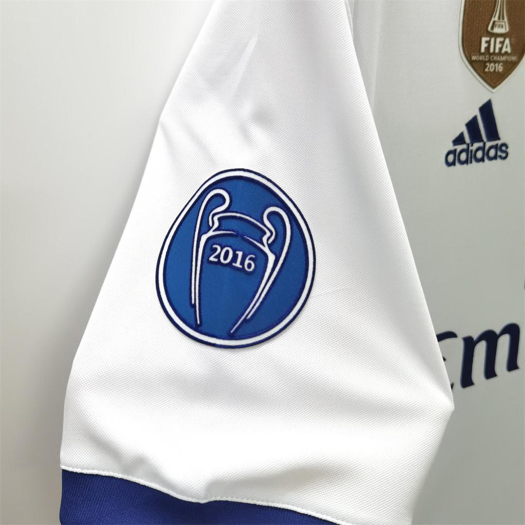 2016-17 Real Madrid Retro Home football jersey