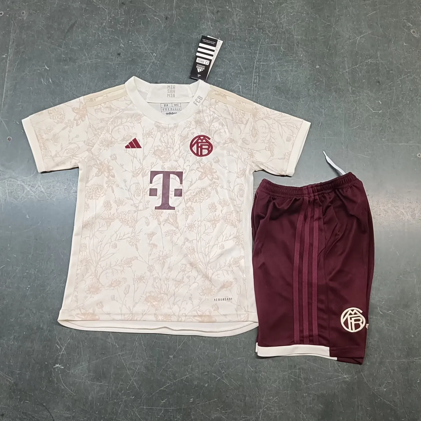 23-24 Kids Bayern Munich Third Kit(Jersey+Shorts)