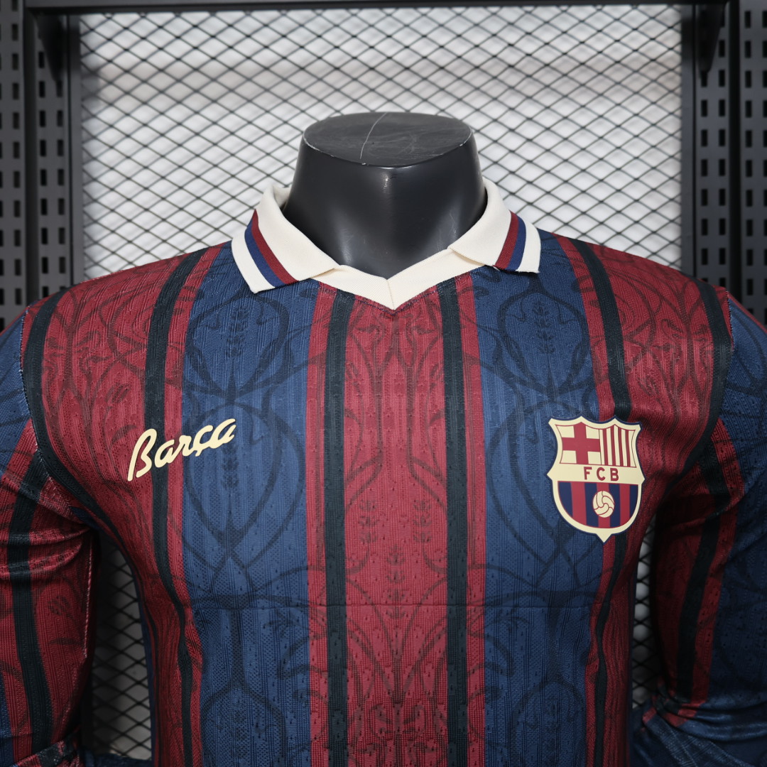 Barcelona Special Edition Shirt Football Jersey Long Sleeve 25-26