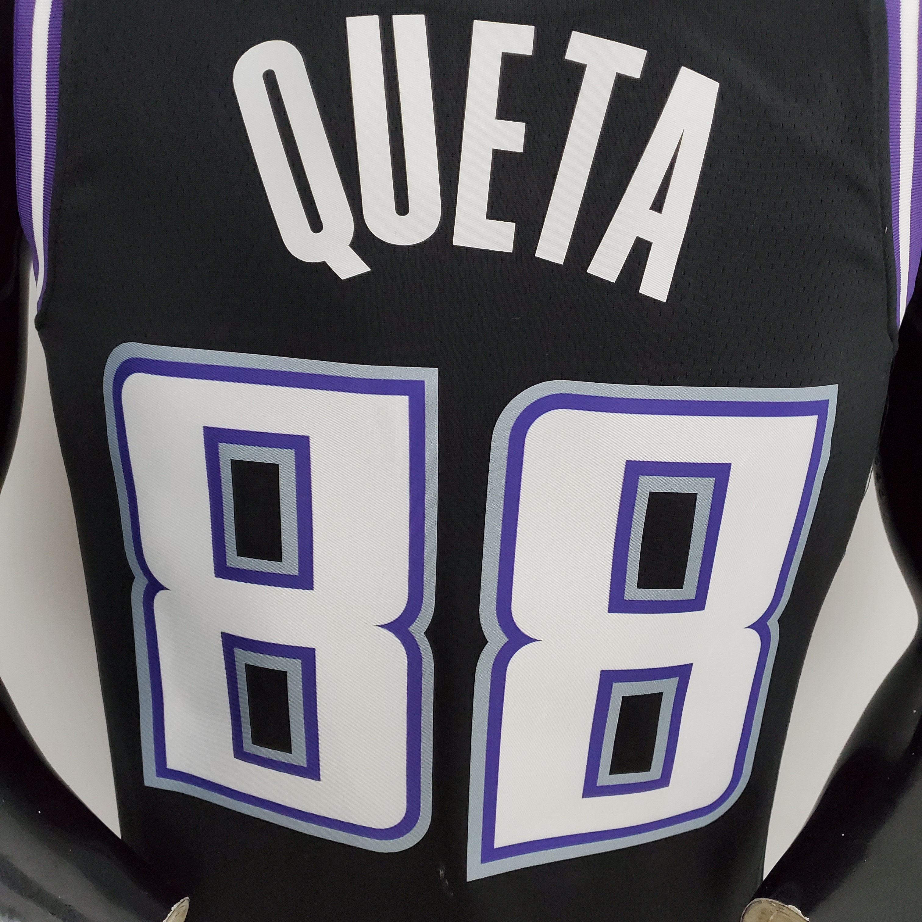 Neemias Queta Sacramento Kings 2022 City Edition Swingman Jersey Black