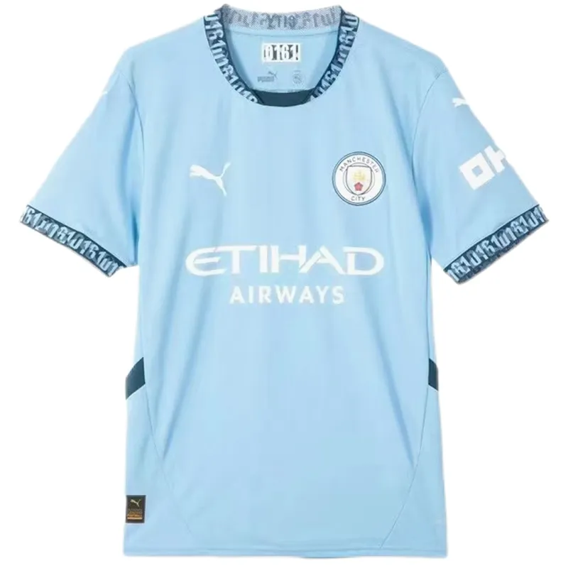 24-25 Manchester City Home Whole Kit Jersey+Shorts+Socks