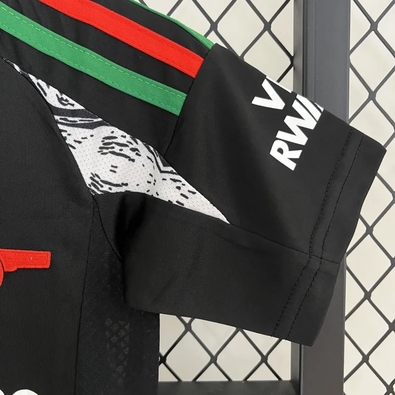 24-25 Arsenal Away Soccer Kids Kit Jersey+Shorts