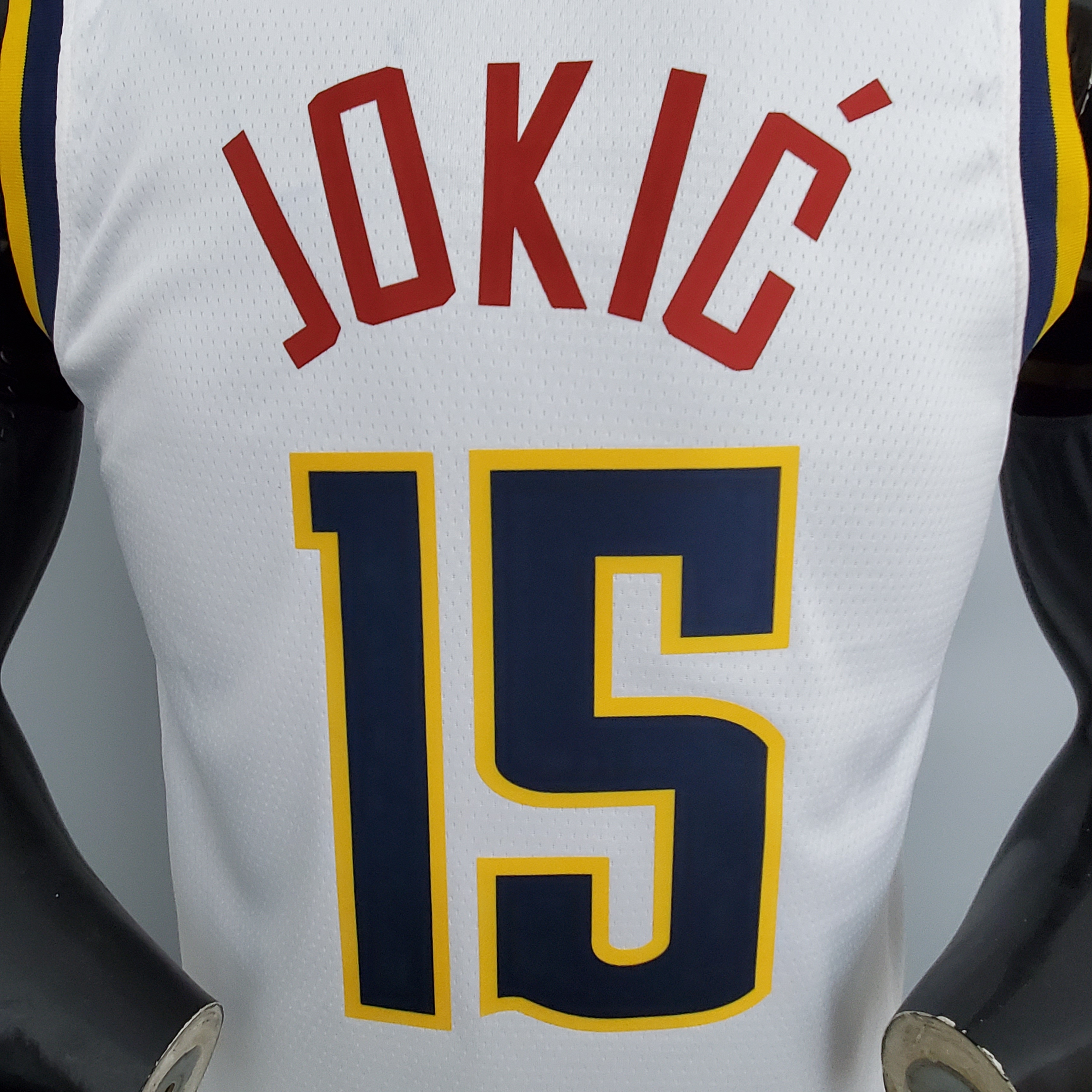 Nikola Jokic Denver Nuggets Swingman Jersey White