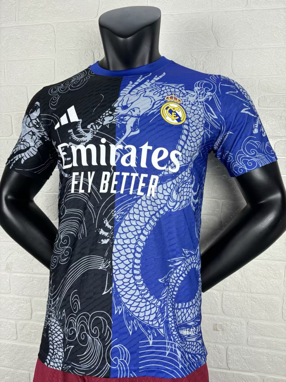 Real Madrid Blue Dragon Pattern Player Jersey 25/26