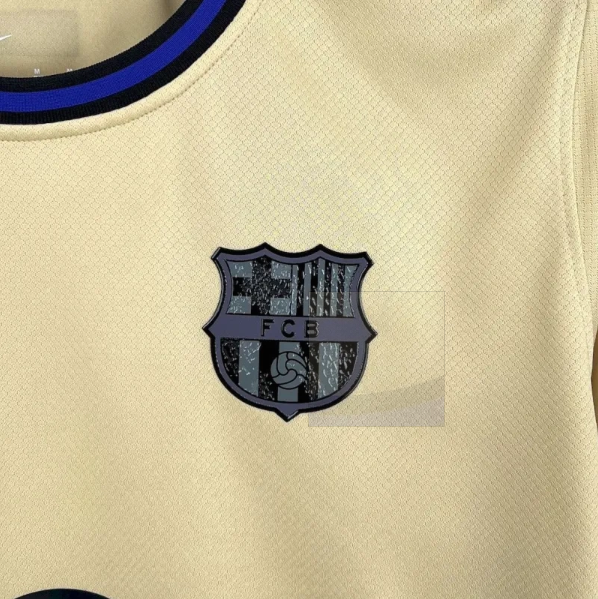 Barcelona Away football Jersey 2025-26 Fan version
