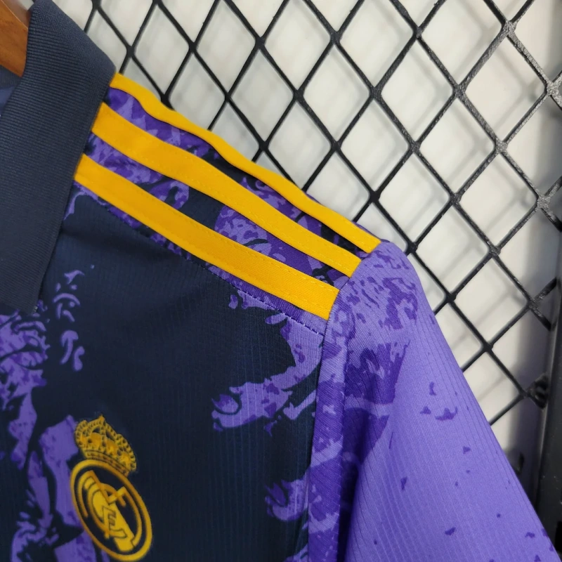 23-24 Real Madrid Chinese Dragon Purple Football Shirt