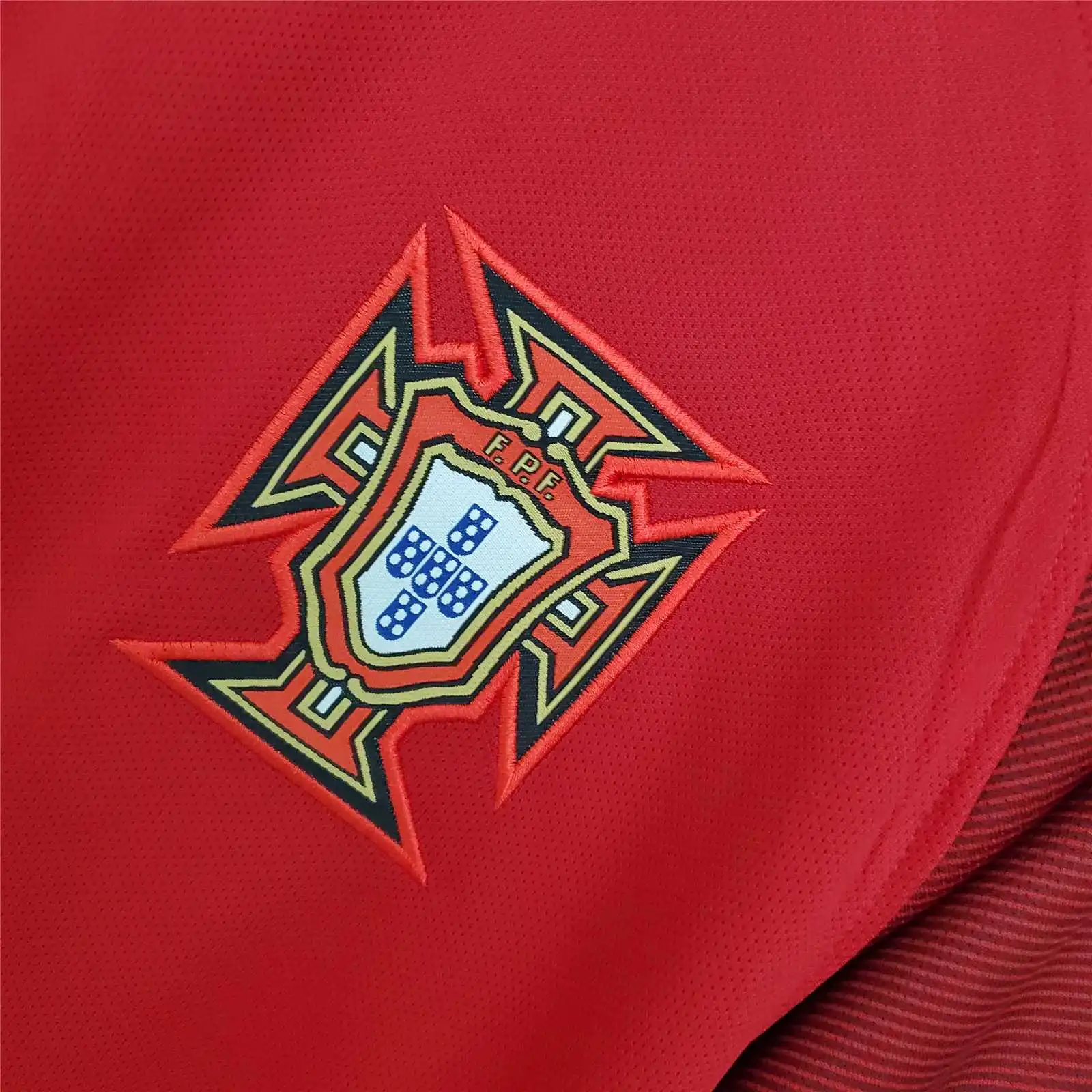 2016 Portugal Retro Jersey Home Euro Cup