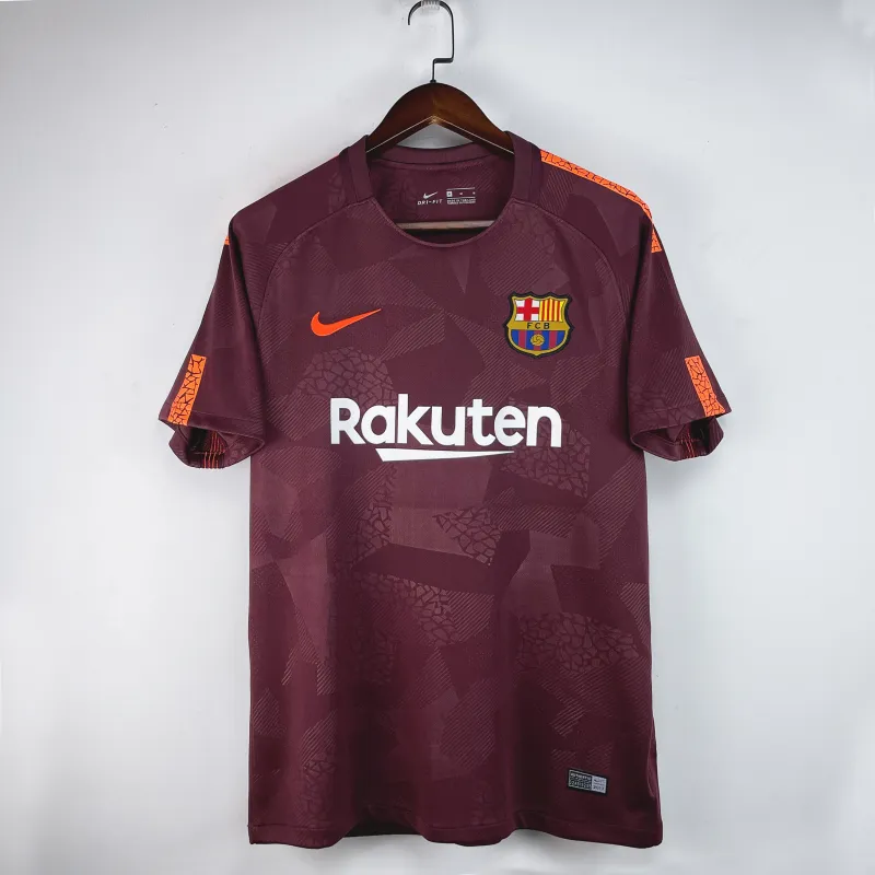 17-18 Barcelona Third Away Retro Jersey