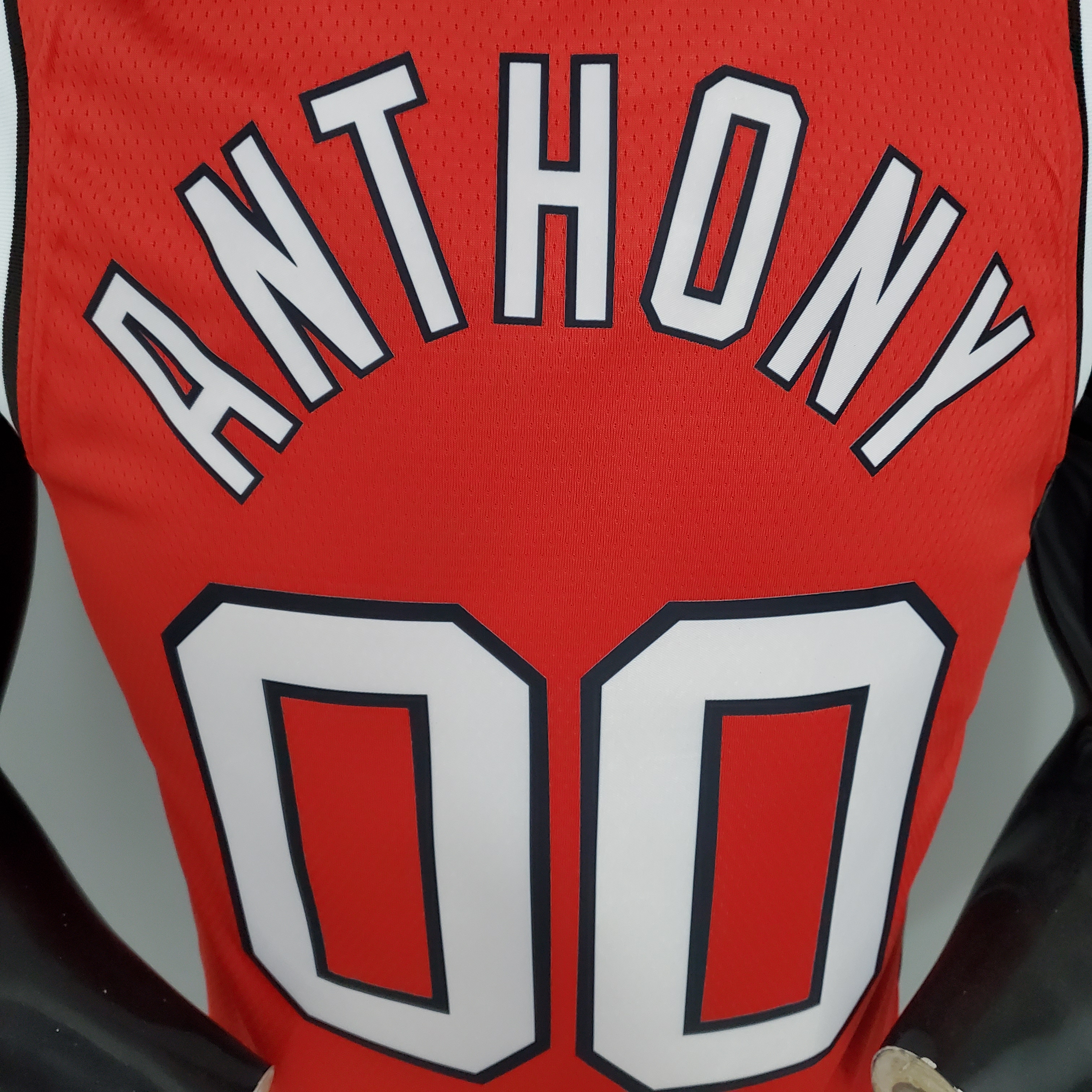 Carmelo Anthony Portland Trail Blazers Swingman Jersey Retro Red