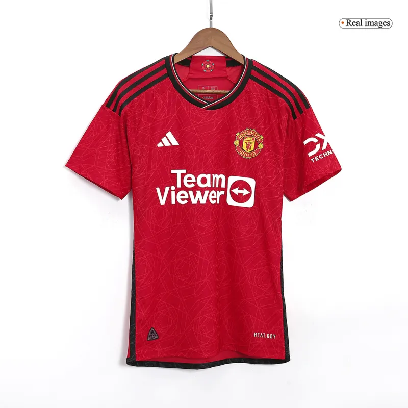 23-24 Manchester United Jersey Home Player Version