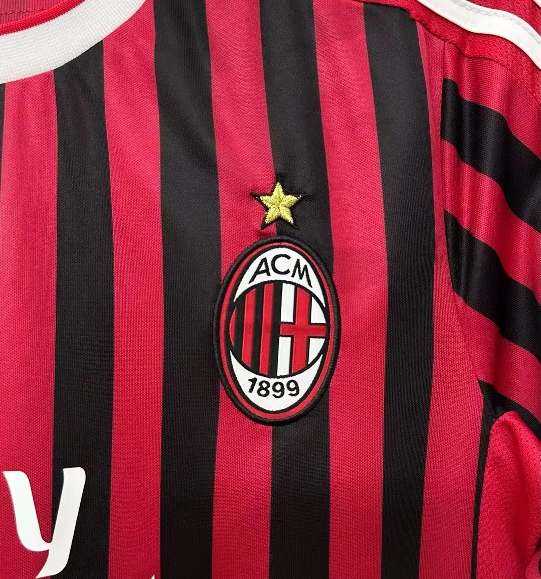 11-12 AC Milan Retro Jersey Home