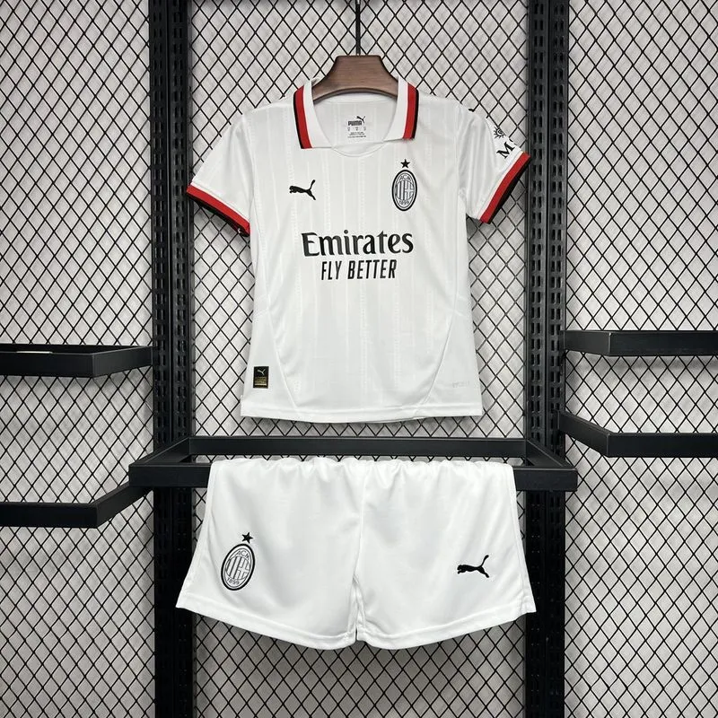Kids AC Milan Away Jersey Kit 2024-25