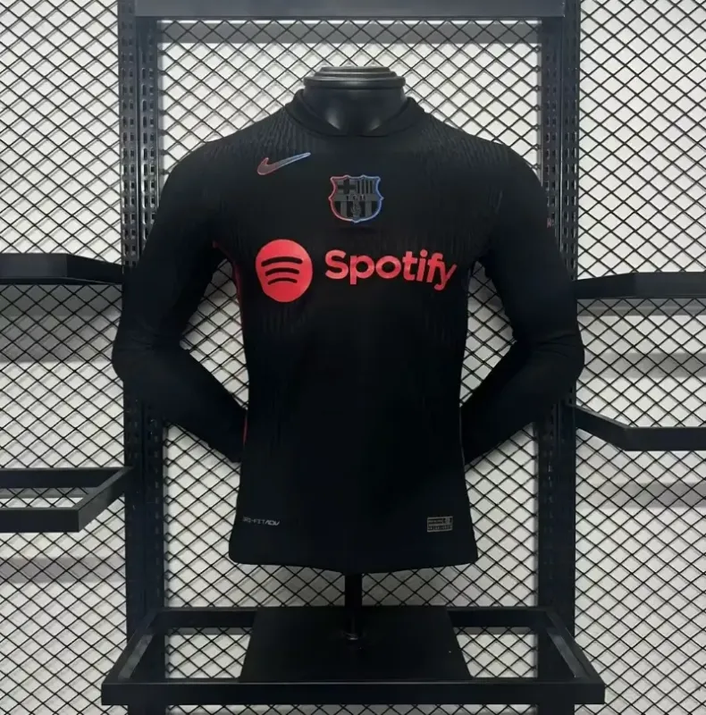 24-25 Barcelona Away Jersey Long Sleeve Player Version