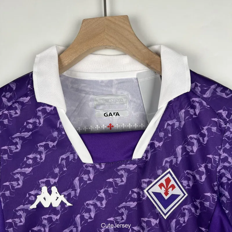 Kids Fiorentina  2023/24 Home Kit Jersey+Short