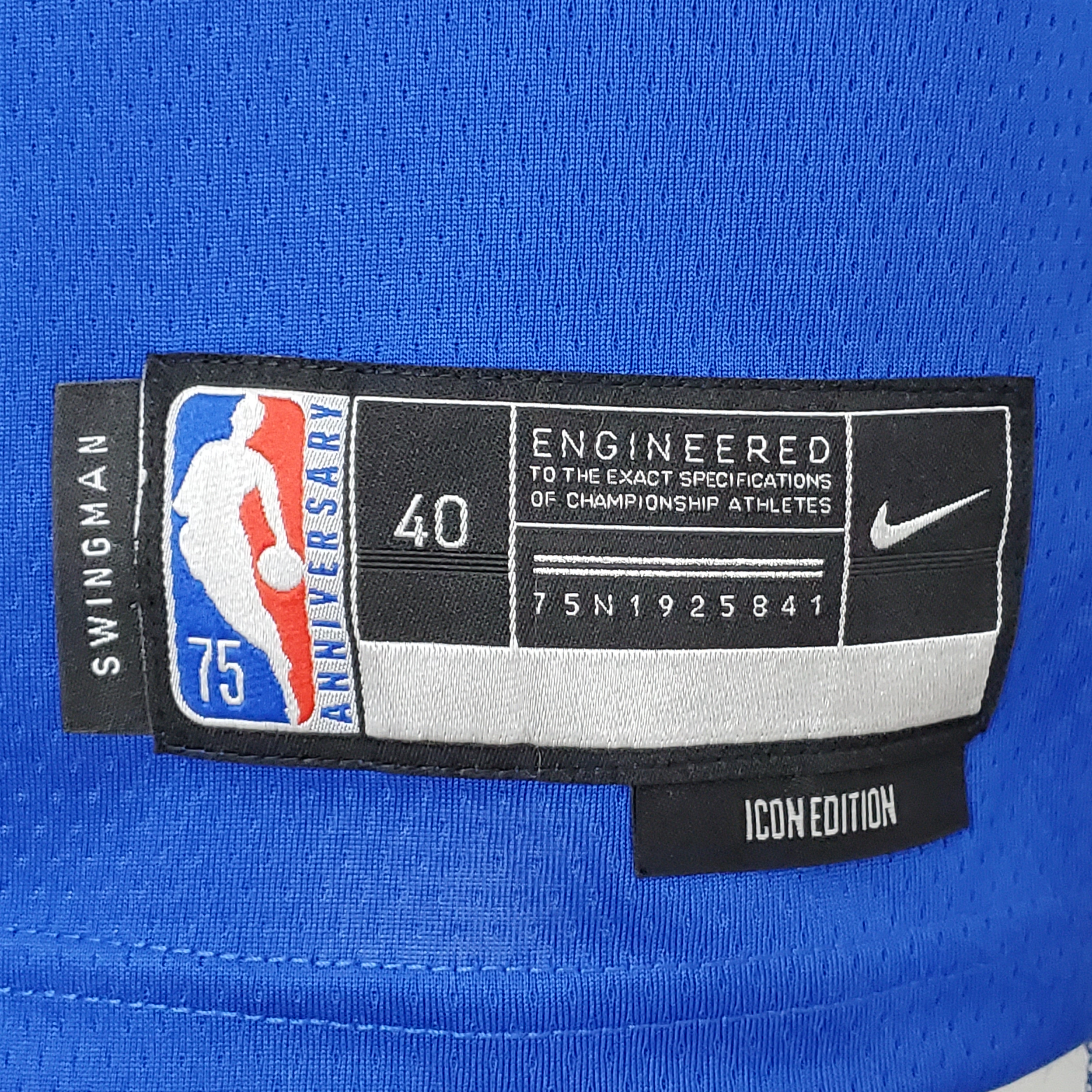 Klay Thompson Golden State Warriors 75th Anniversary Swingman Jersey Mexico Edition Blue