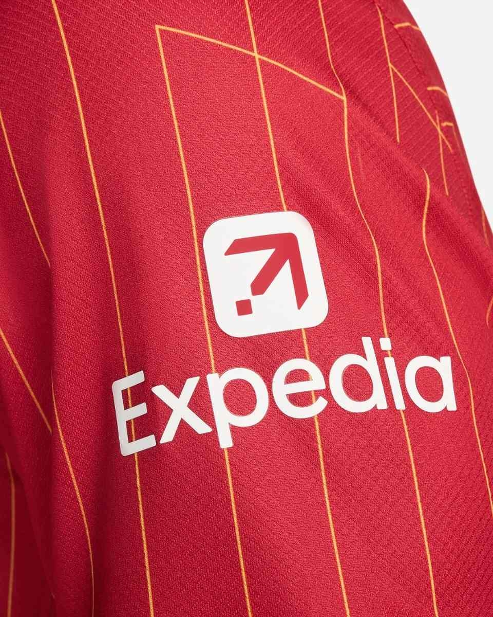 24-25 Liverpool Premier League Champions League Home Player Edition Football Shirt