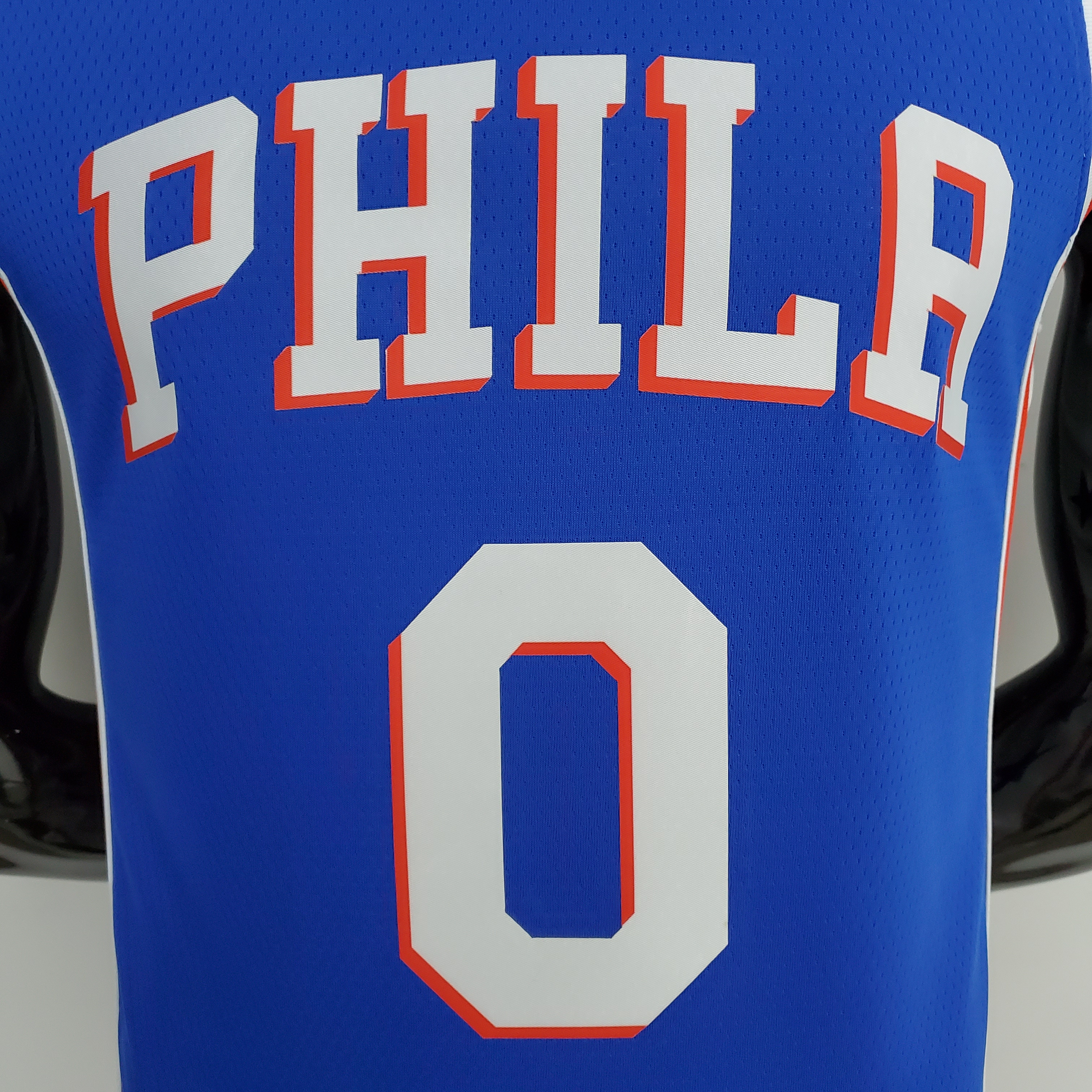 Tyrese Maxey Philadelphia 76ers 75th Anniversary Swingman Jersey Blue