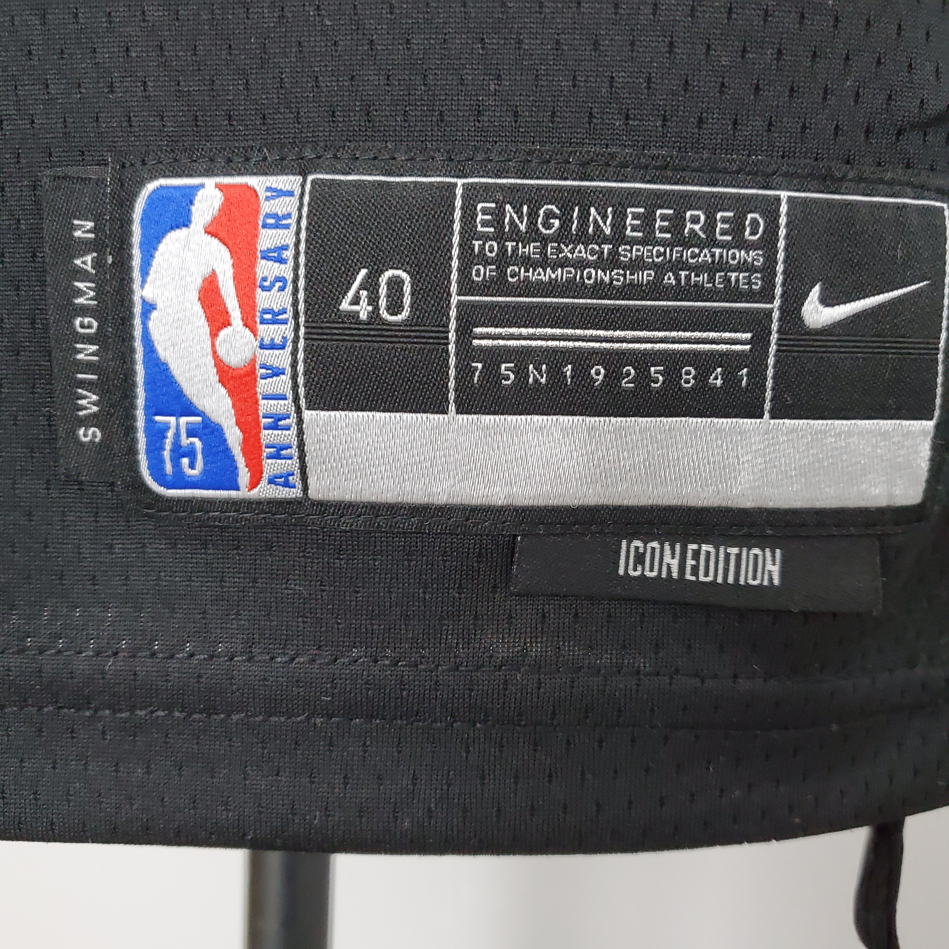 Ben Simmons Brooklyn Nets 75th Anniversary Swingman Jersey Black