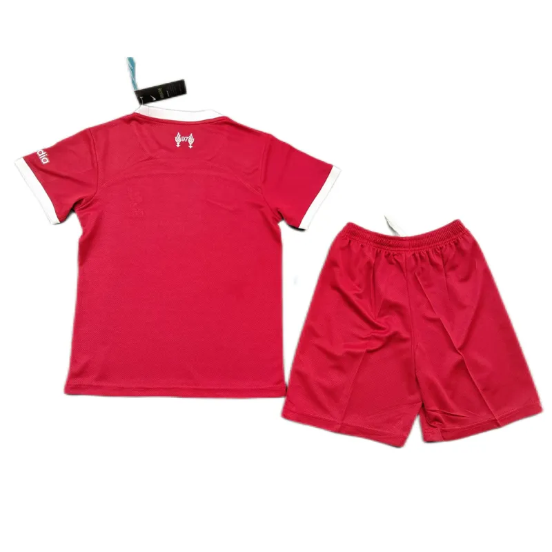 23-24 Kids Liverpool Home Whole Kit(Jersey+Short+Socks)