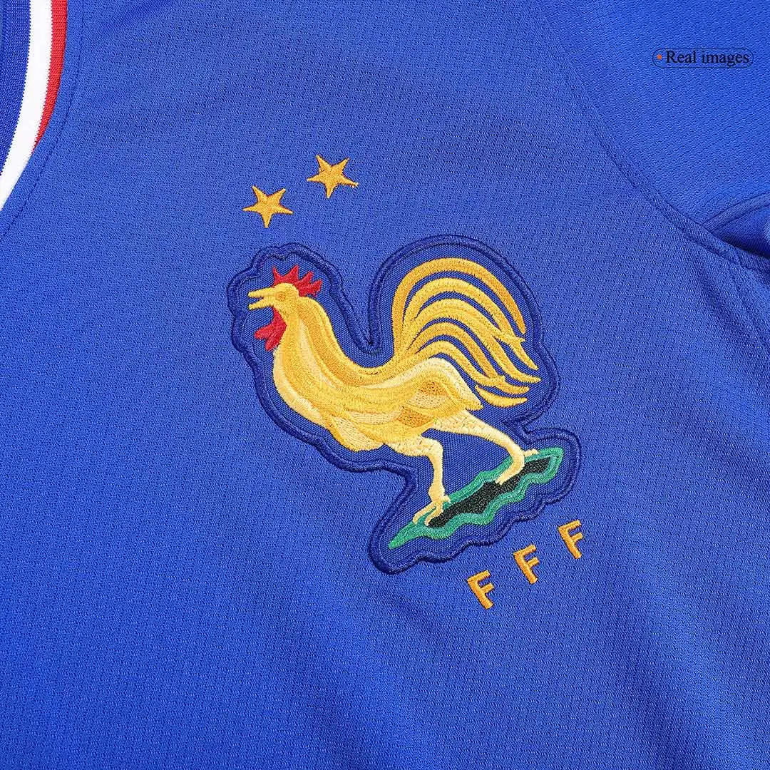 France Home Jersey Euro 2024 Soccer Apparel