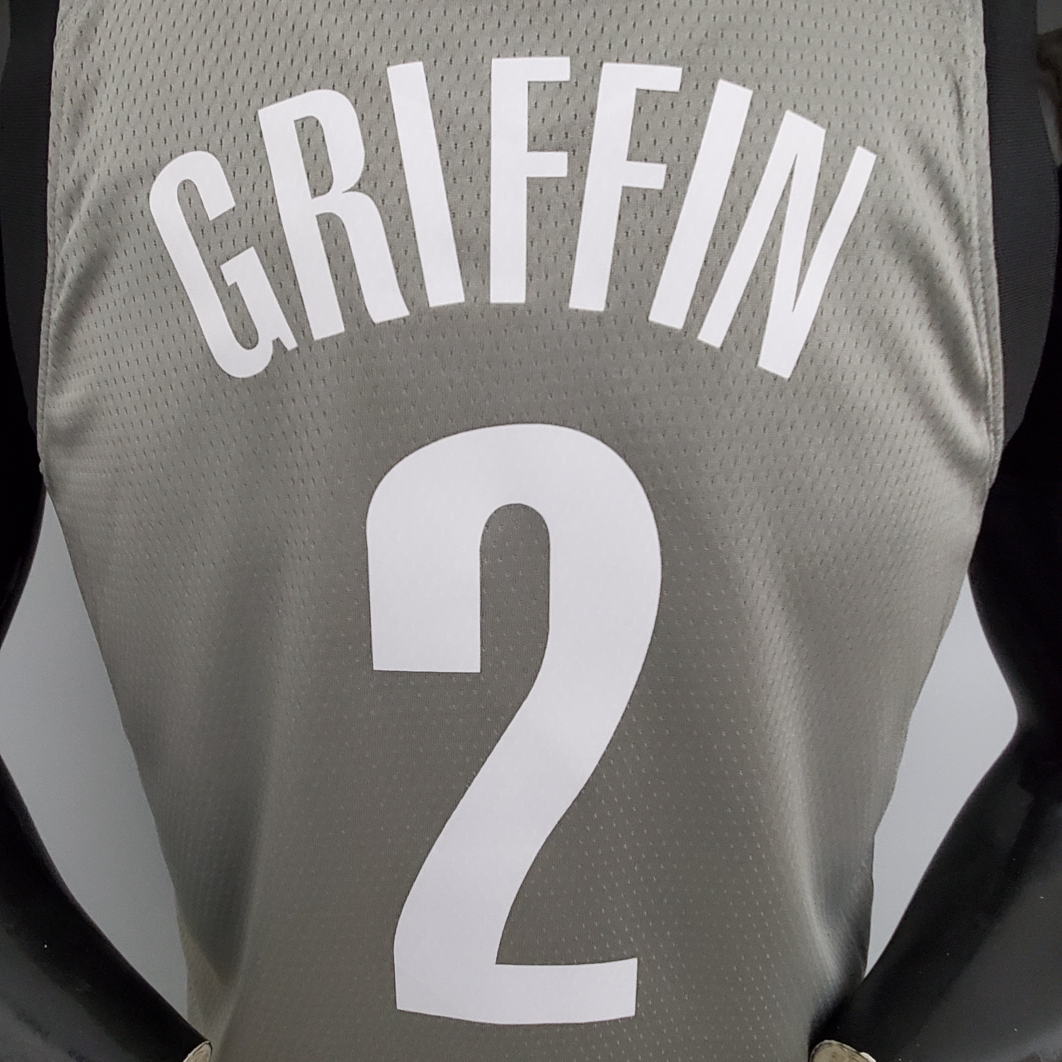 Blake Griffin Brooklyn Nets Flying Man Swingman Jersey Gray