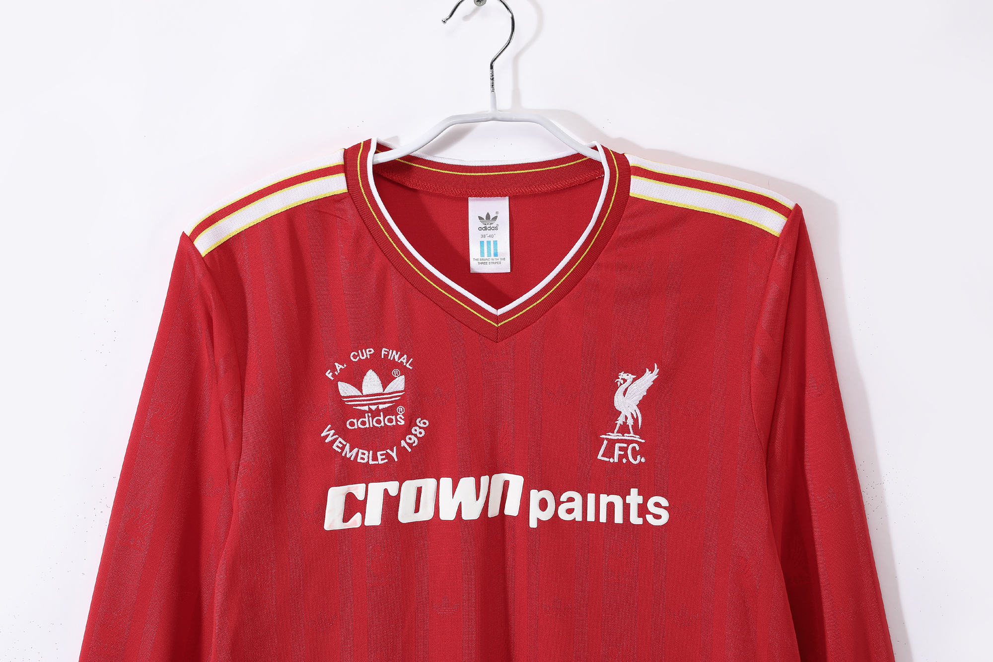 Liverpool Home Retro Long Sleeve Jersey 1986/87