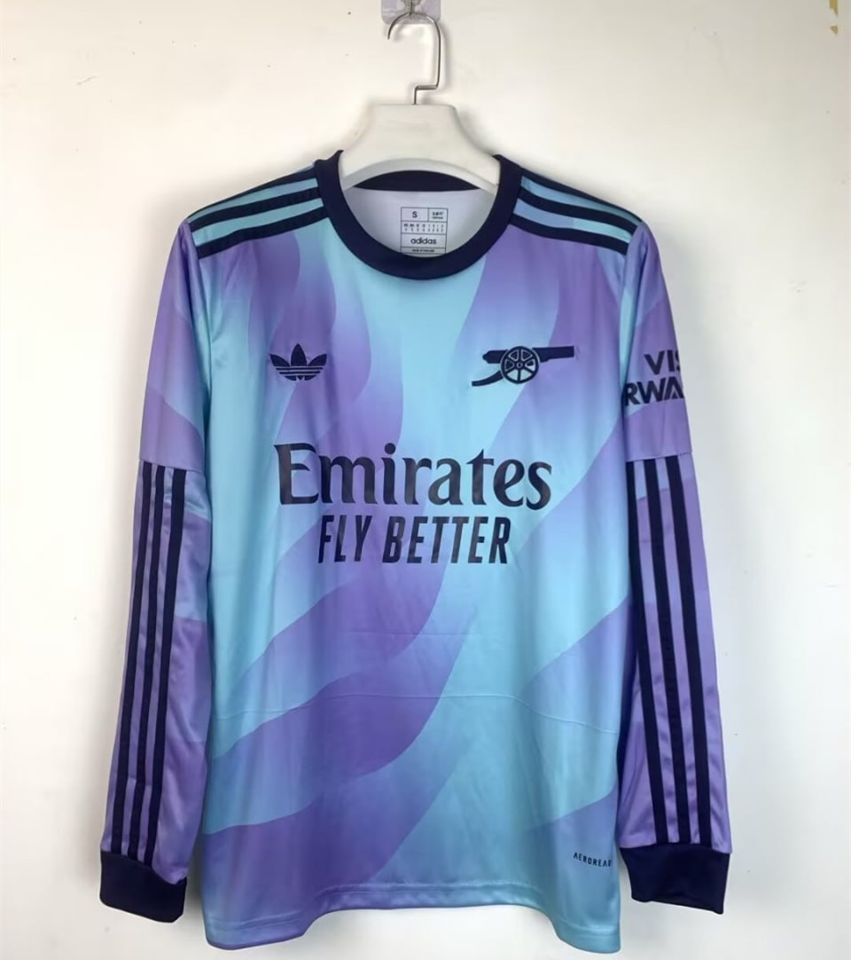 Arsenal Third 24/25 Man Long Sleeve Jersey