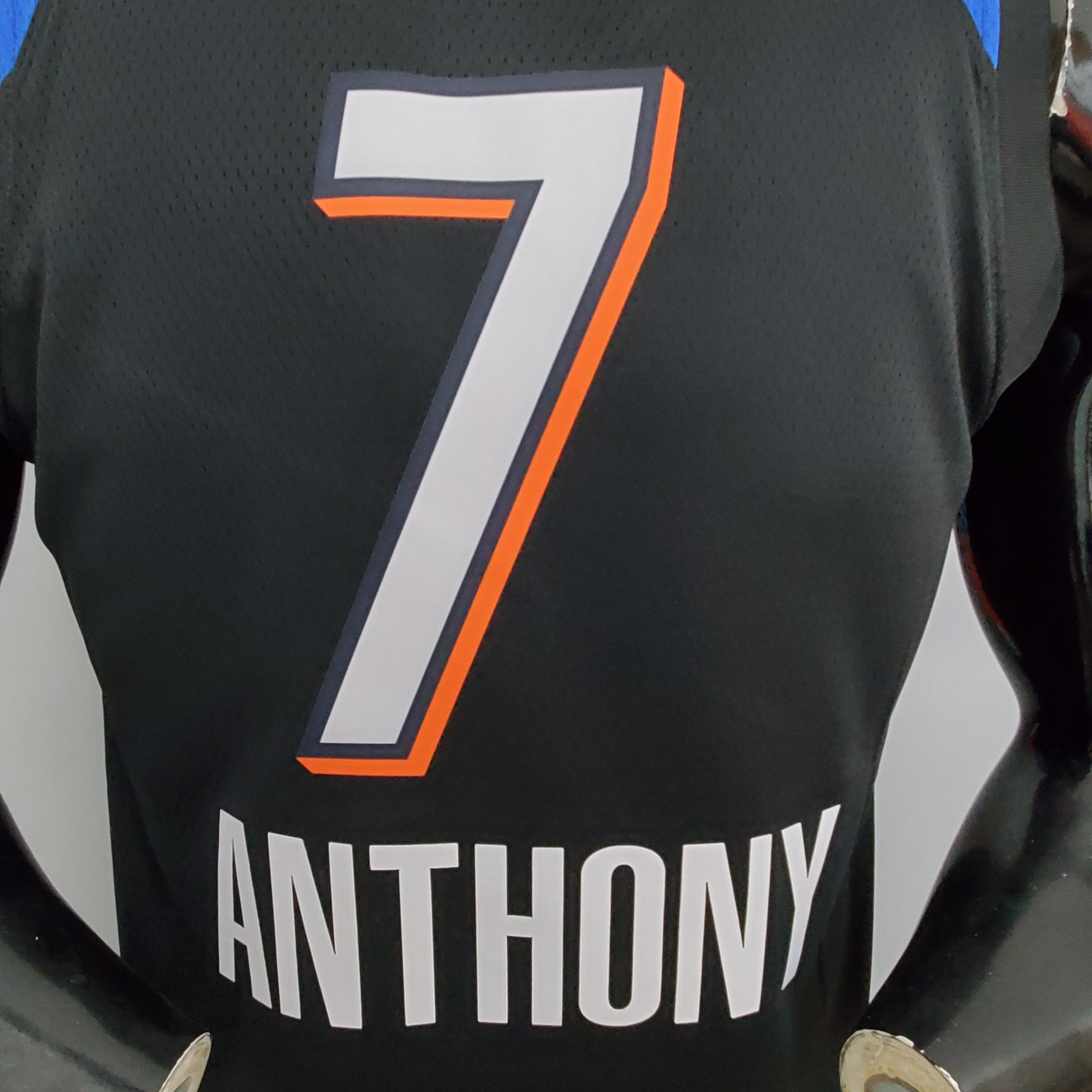 Carmelo Anthony Oklahoma City Thunder City Edition Swingman Jersey Black