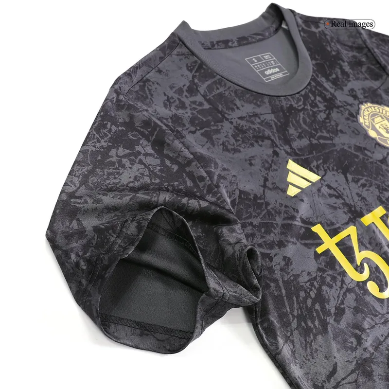 23-24 Manchester United Stone Roses Pre-Match Kit Football Jersey