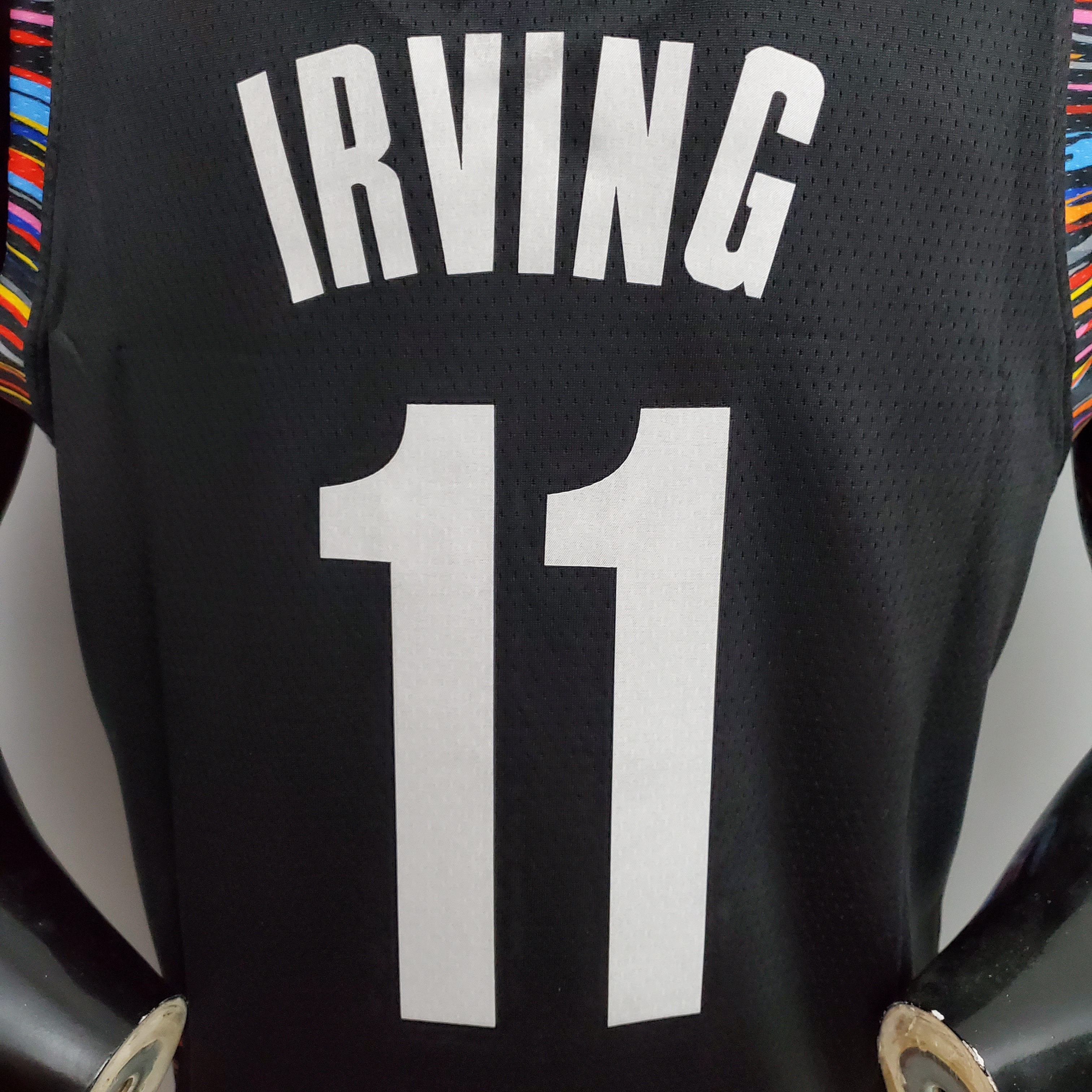 Kyrie Irving Brooklyn Nets City Version Swingman Jersey Black