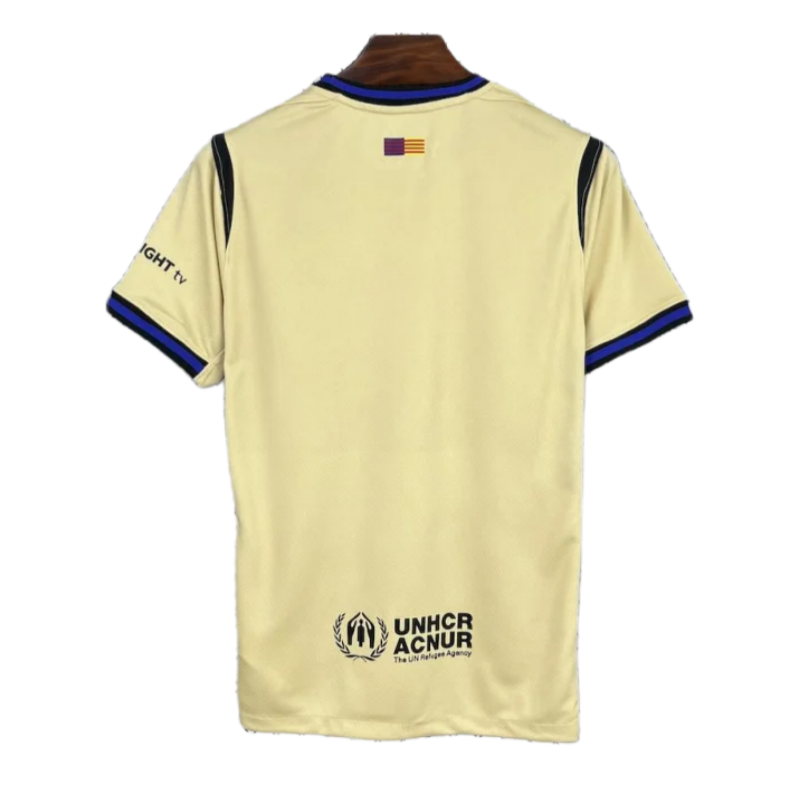 Barcelona Away football Jersey 2025-26  Fan version