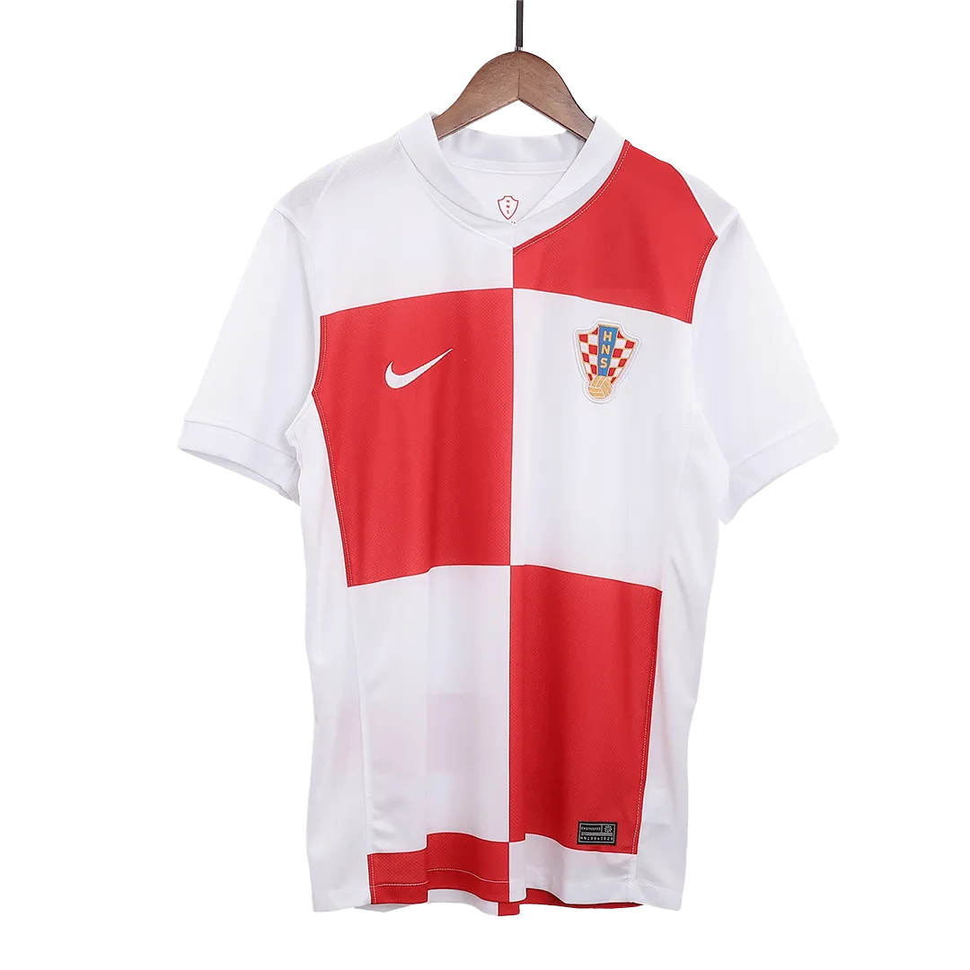 Men's Croatia Home Kit(Jersey+Shorts) Euro 2024