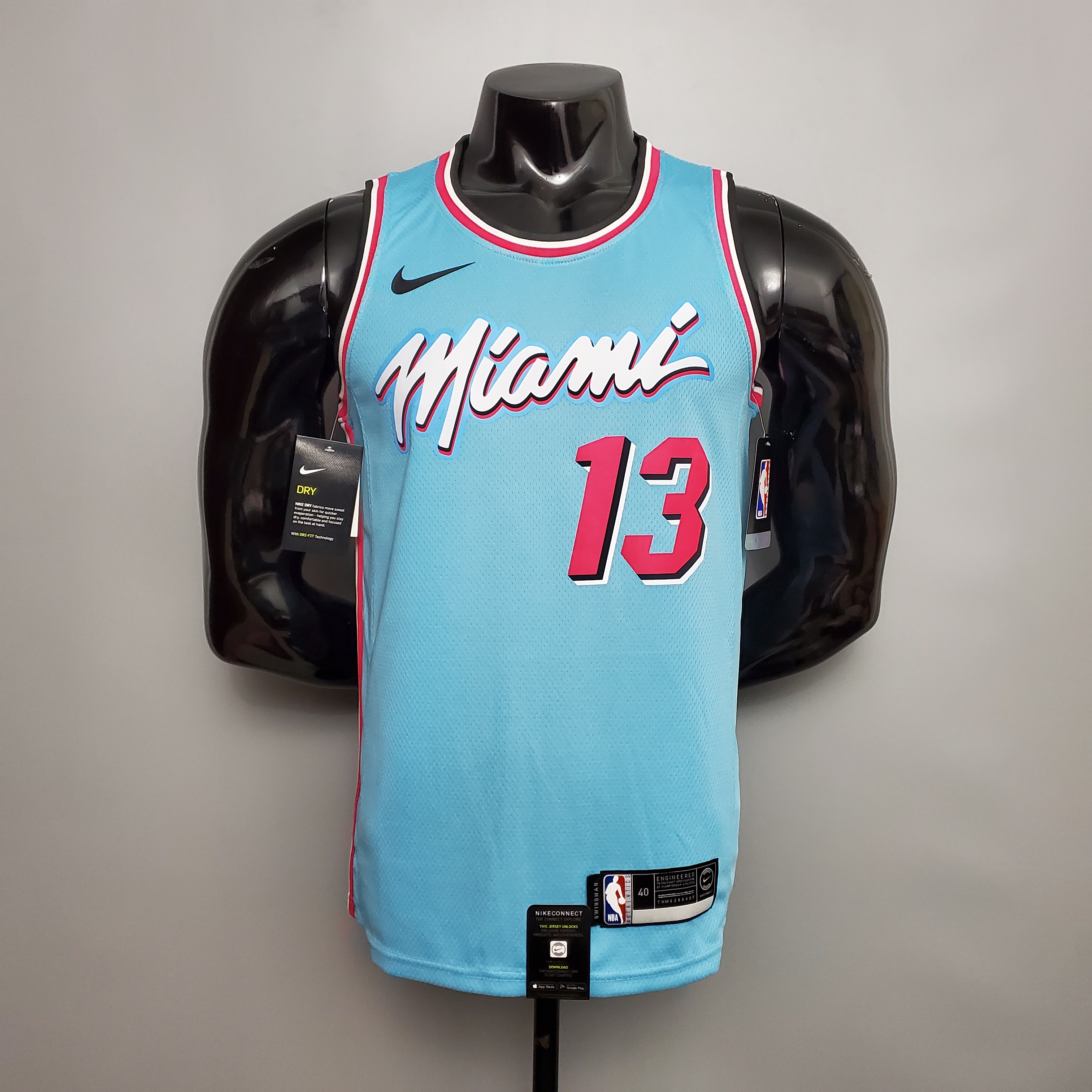 Bam Adebayo Miami Heat Swingman Jersey Blue