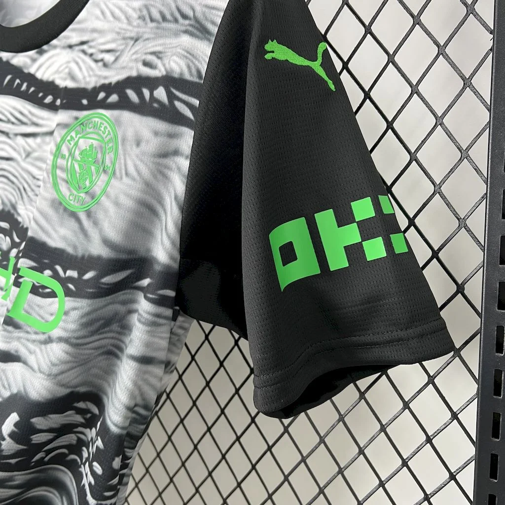 Manchester City Black And Gray Concept Version Football Jersey 2025/2026