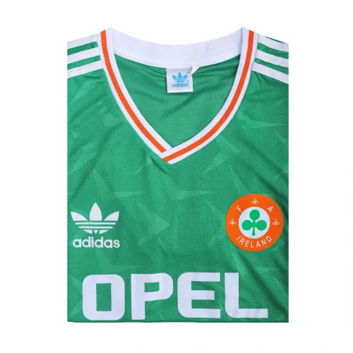 Ireland World Cup 1990 Retro Soccer Jersey Home