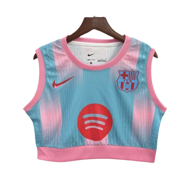 Barcelona 2025-26 women's trendy football vest(Multiple styles)-Non customized