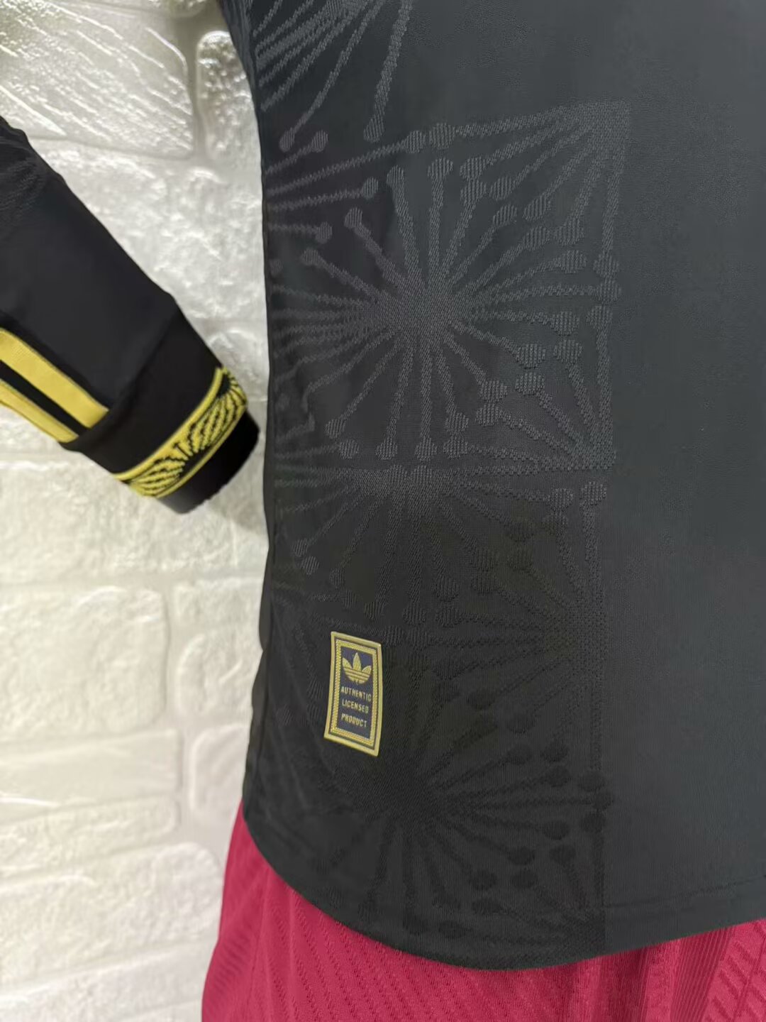 Mexico Gold Man Player Long Sleeve Jersey 25/26